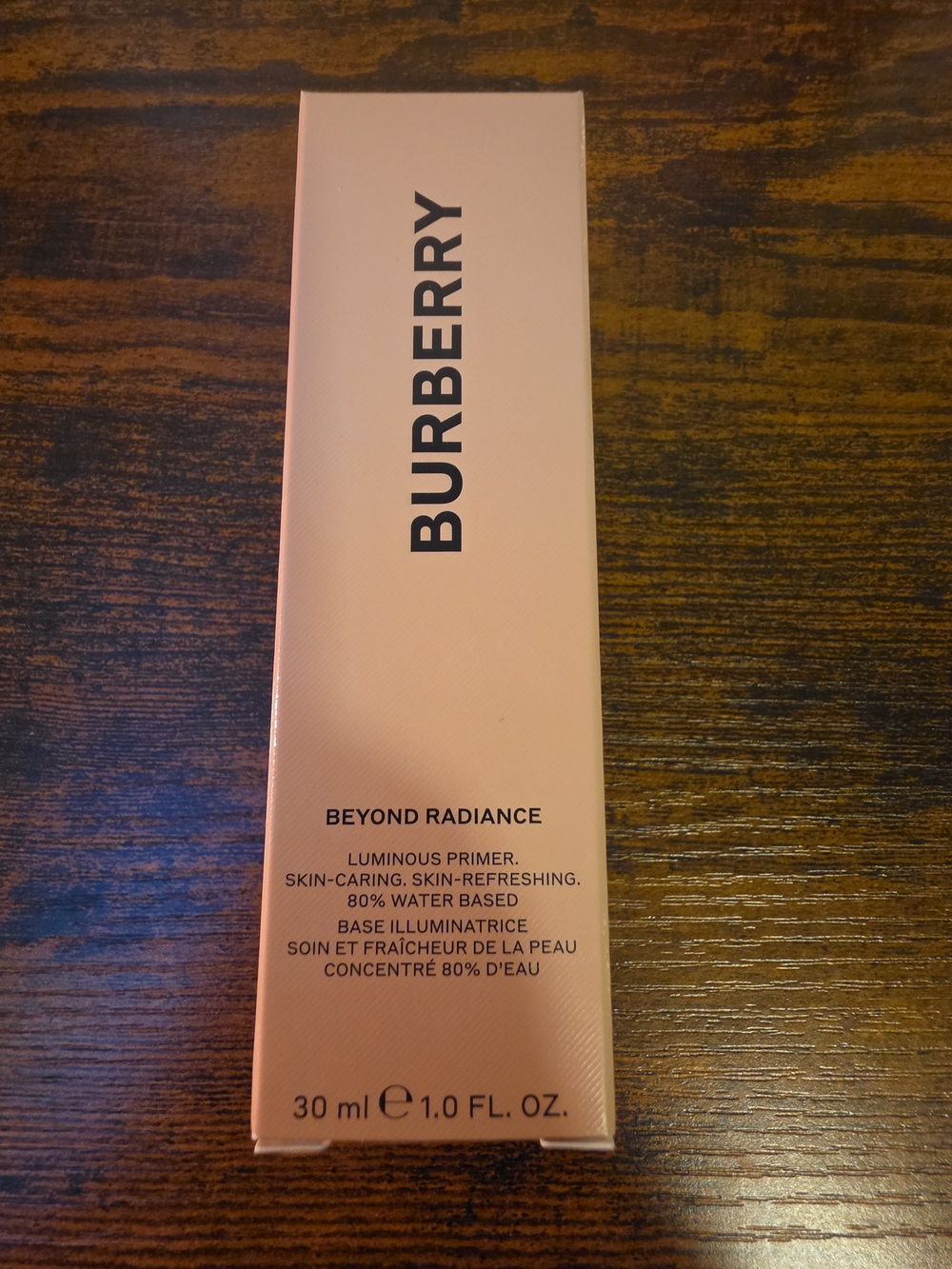 Burberry Beyond Radiance Luminous Primer — Blush Pink Box